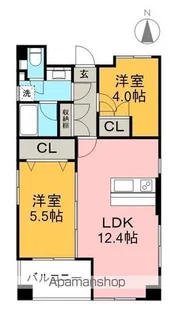 SINAJYURIME ALEO【8階】の間取り