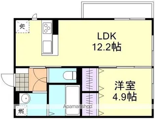 フォルティス倉敷 B棟【3階】の間取り