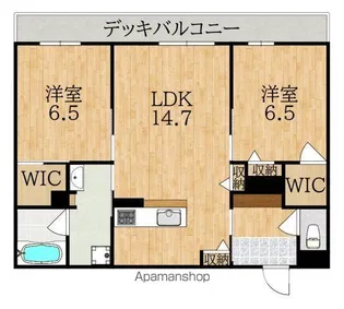 シャーメゾン プリンスコート【2階】の間取り