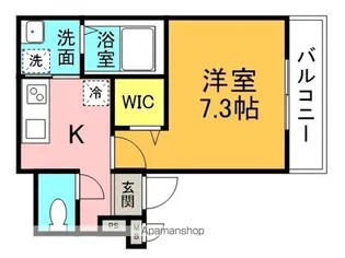 フジパレス西宮鳴尾Ⅵ番館【1階】の間取り