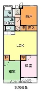 メゾン山本【102号室】の間取り