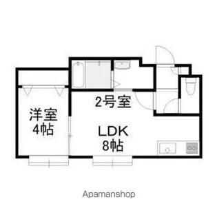 セルグレース北郷【302号室号室】の間取り