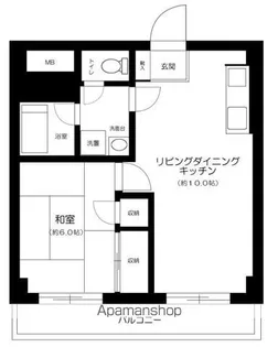 秀和幡ケ谷レジデンス【5階】の間取り