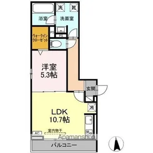 セレスティア藤江町【2階】の間取り