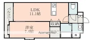RADICE坪井【2階】の間取り