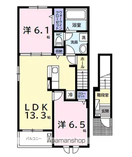 プレリュード【2階】の間取り