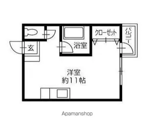 マキノ宮脇マンション【3階】の間取り