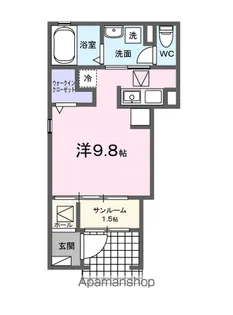 フェリスⅤ【1階】の間取り