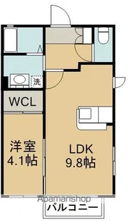 フォートレスⅡ【1階】の間取り