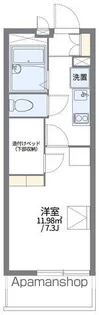 レオパレスグレンツェ 掛川【301号室】の間取り