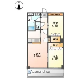 ウッドヴィレッジⅡ【2階】の間取り