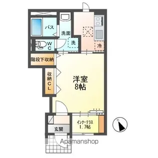 グランメリーⅡ【1階】の間取り