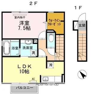 フルハウスオオツカ【205号室】の間取り