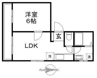 ミドリハイツ【1階】の間取り