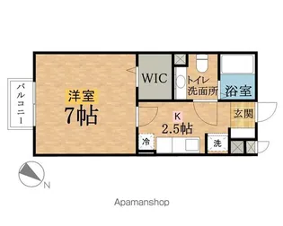 東京都八王子市打越町【アパート】の間取り