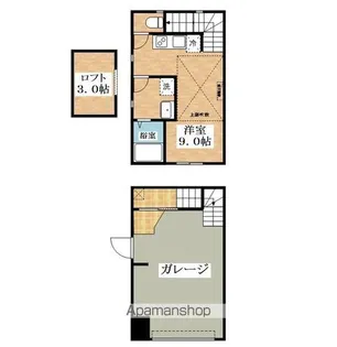 ガレージハウス扶桑駅前【2階】の間取り