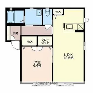 サクラアパートメント【2階】の間取り