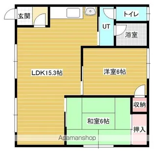 メゾンマルクⅡ【3階】の間取り