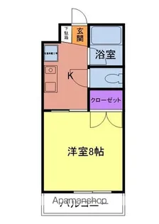 プレアール九工大【1階】の間取り