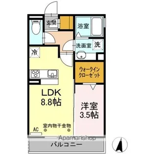 プチマノワール【2階】の間取り