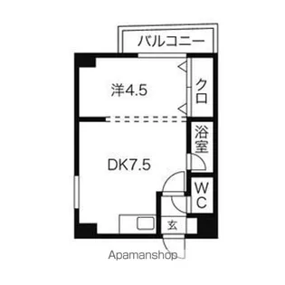 パークヒルズ新札幌【201号室】の間取り