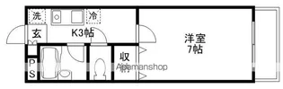 ラコント宮ヶ瀬【1階】の間取り