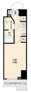 SIDE ONE【11階】の間取り
