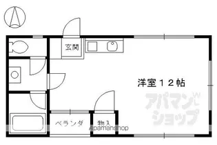 FORCE TOMINOKOJI【402号室】の間取り