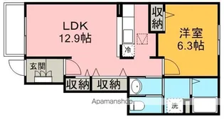 アドラブール A【1階】の間取り