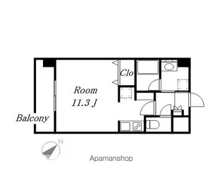FRENCIA NOIE名駅【4階】の間取り