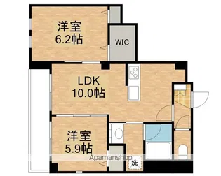 ダイワフラットⅢ【2階】の間取り