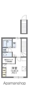 レオパレス滝子【2階】の間取り