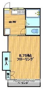 コーポソリマチ【105号室】の間取り