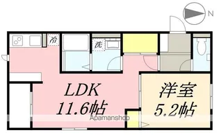 ゆずハイム【2階】の間取り