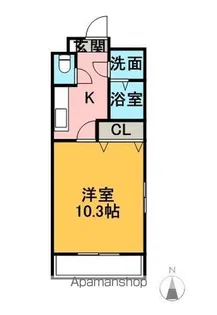ハイツビリーブ【1階】の間取り