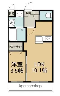 アルト泉宮【2階】の間取り