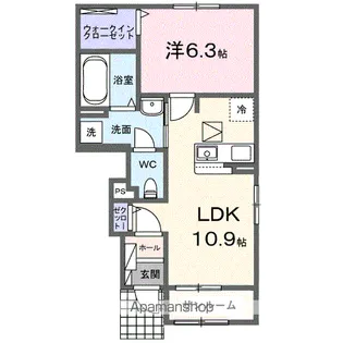 プラネッツ・リラン Ⅱ【1階】の間取り