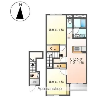 グランコート【2階】の間取り