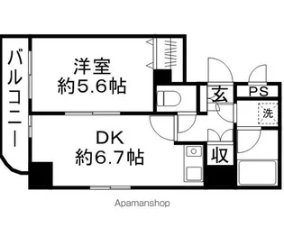 ダイアパレス長野大通り【2階】の間取り
