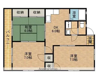 弐番館青木【2階】の間取り