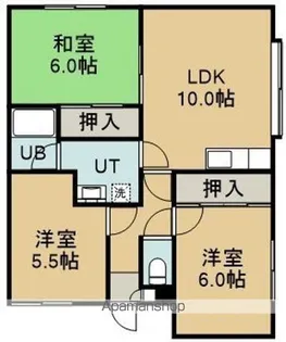 3LDKの間取り画像