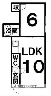 シークヒル【1階】の間取り