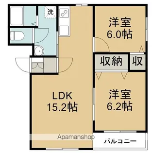 クリアセレーノ【301号室】の間取り