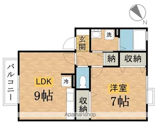 T・S・R 亜樹【2階】の間取り