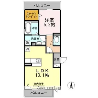リーゾ【3階】の間取り