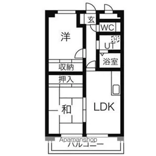 ヴィラジュリア【1階】の間取り