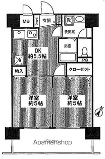 ファーストクラス横濱【303号室】の間取り