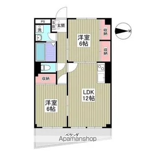 エルタウンⅠ【2階】の間取り