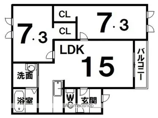 Dolce Anita Ⅰ【3階】の間取り