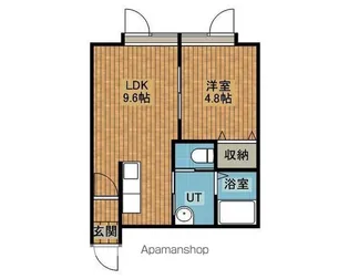 コーポLUNA文京台【202号室】の間取り